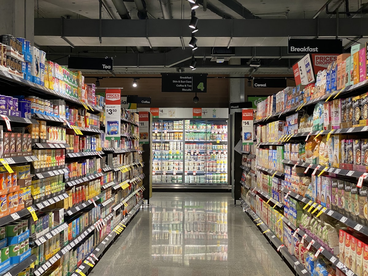 Góndolas de la tienda