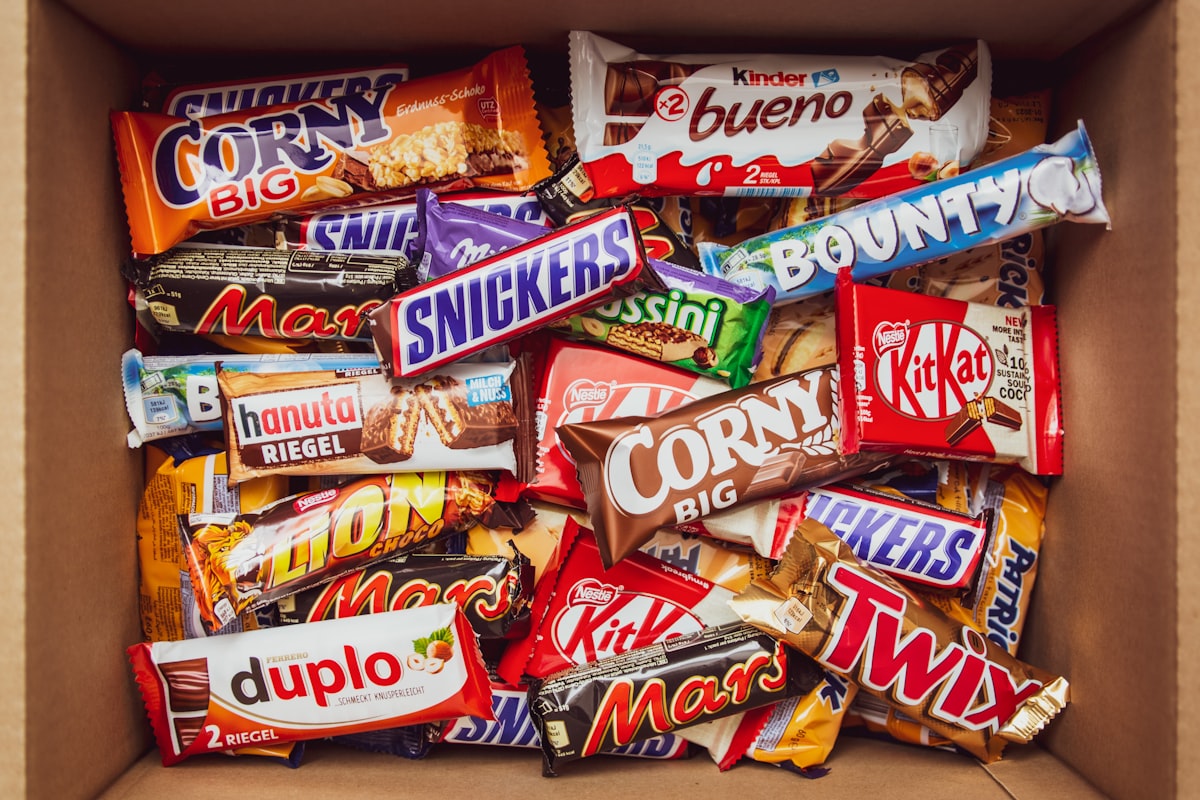 Estantes de snacks